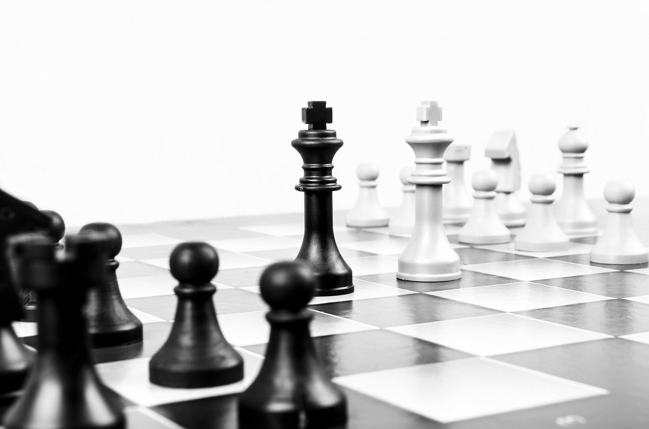 チェス盤での戦略